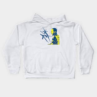 Copy of Fenerbahçe Alex de Souza themed graphic design Kids Hoodie